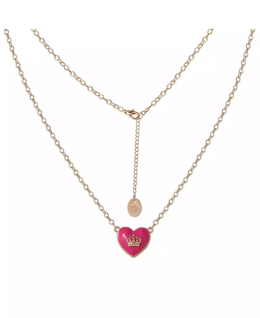 Juicy Couture Juicy Couture 15

 + 2

 Crown Logo Heart Pendant Necklace - Adjustable 6