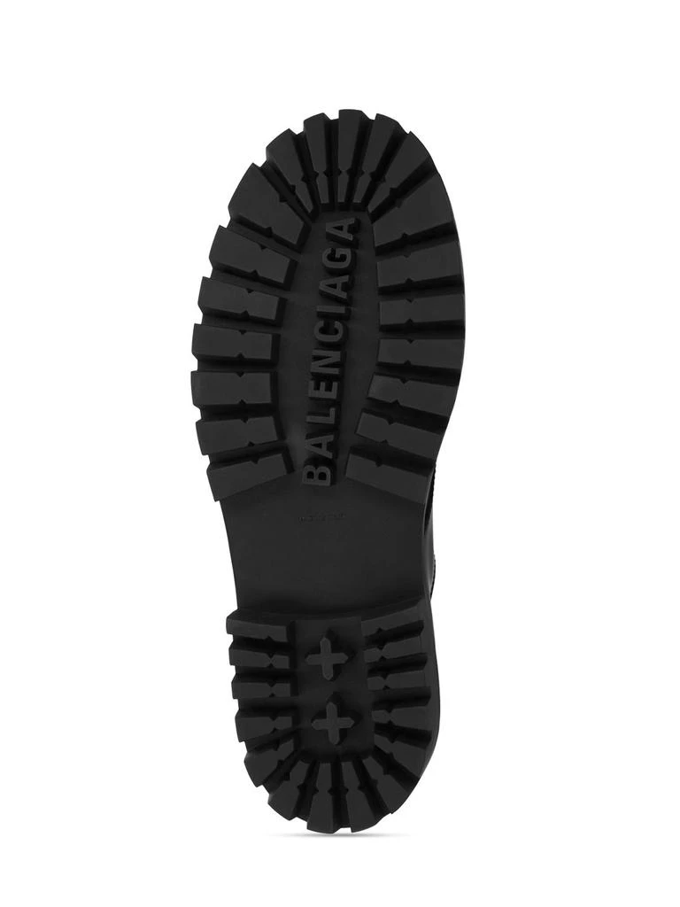 Balenciaga Sergent Leather Derby Lace-up Shoes 5