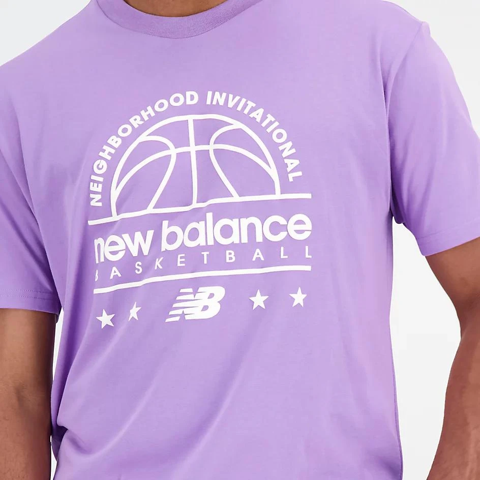 New Balance Hoops Cotton Jersey Short Sleeve T-shirt 4