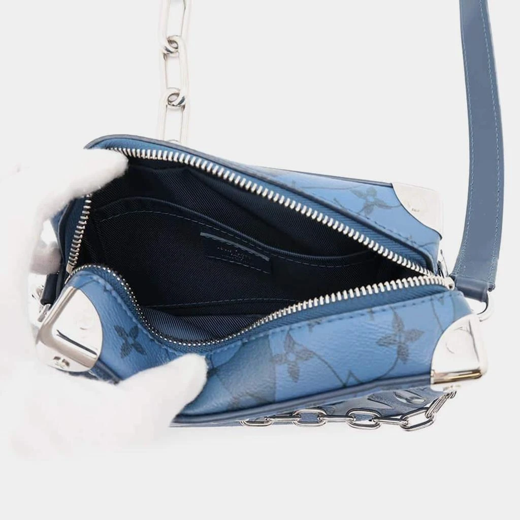 Louis Vuitton Louis Vuitton Blue Monogram Aqua Garden Mini Soft Trunk Bag 12