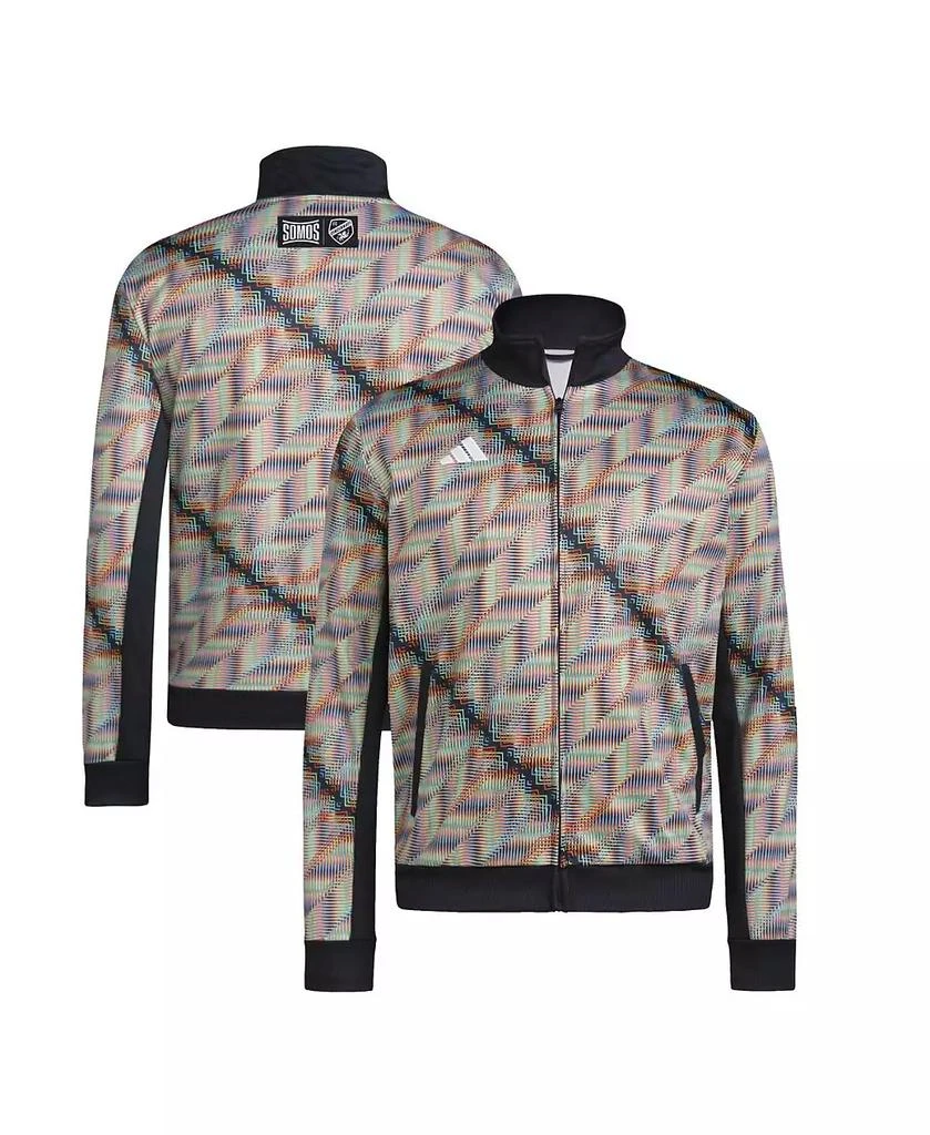 Adidas Men's Black FC Cincinnati 2024 Hispanic Heritage Full-Zip Track Jacket 1