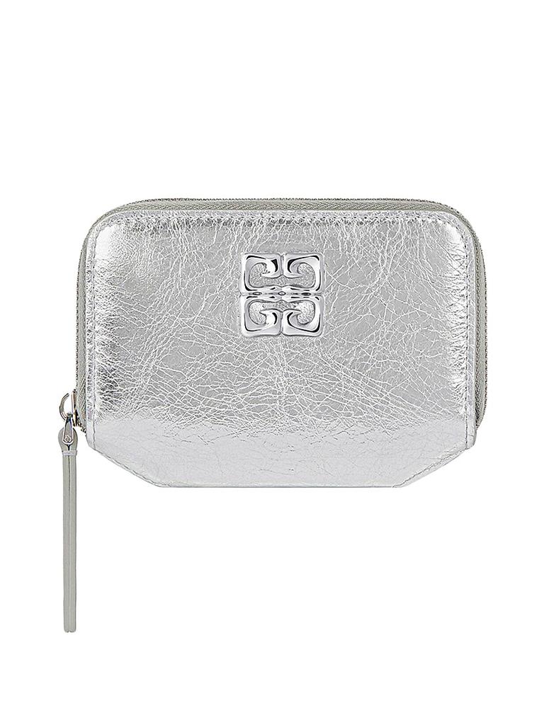 4G Liquid Zipped Wallet in Laminated Leather – On Sale Now