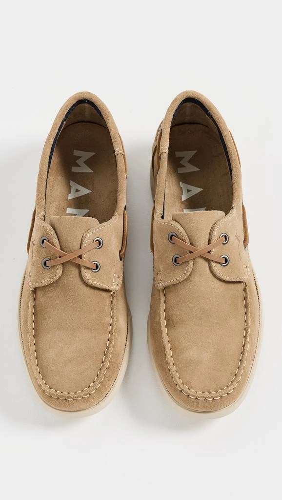 Manebi Suede Boat Shoes 3