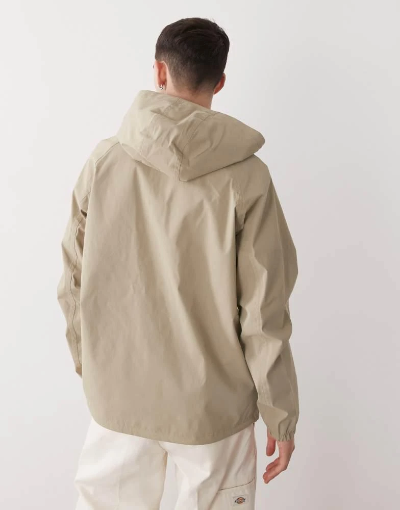 DICKIES Dickies ronan shell windbreaker jacket in light tan 4