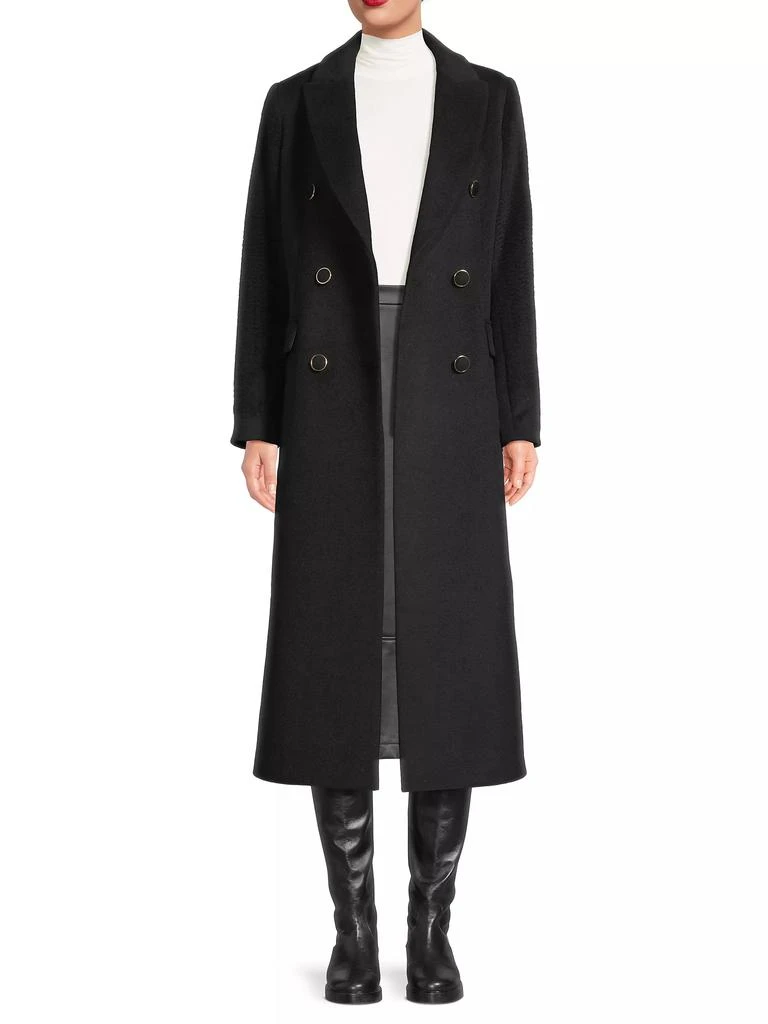 Milly Wool-Blend Double-Breasted Coat 2