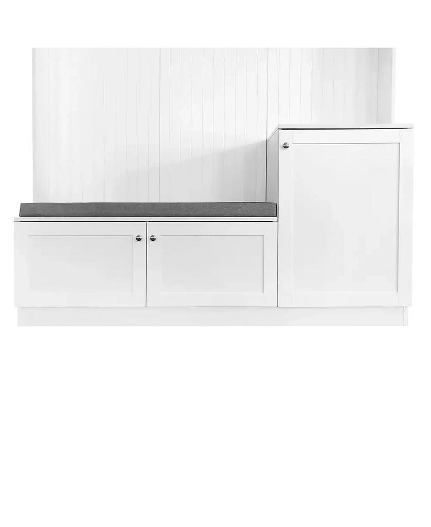 Streamdale Furniture Hall Tree with Bench Cushion Coat Rack 7