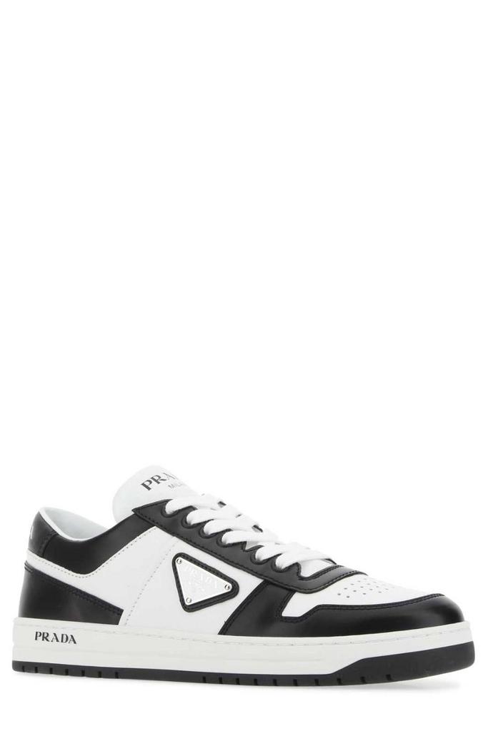 Prada Prada Downtown Two-Toned Low-Top Sneakers