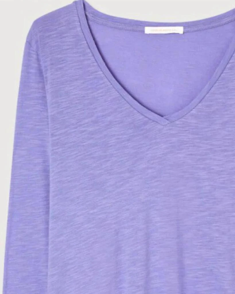 American Vintage Women's Jacksonville Long Sleeve T-Shirt In Provence Vintage 2