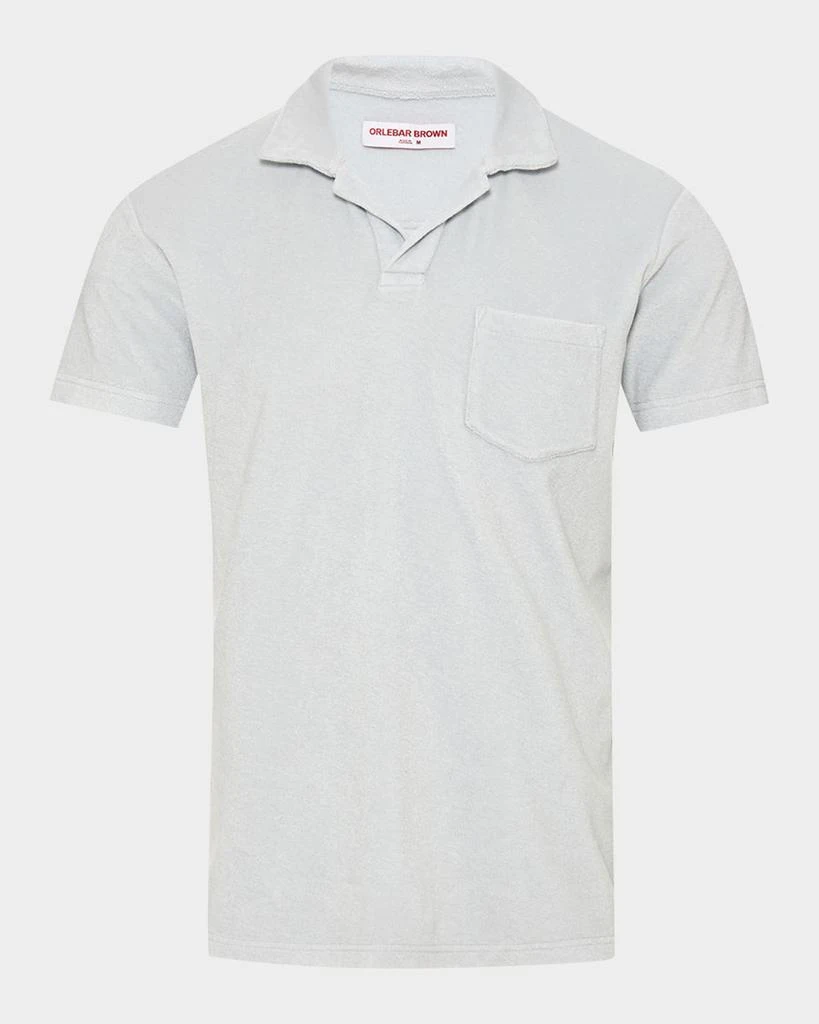 ORLEBAR BROWN Men's Terry Toweling Polo Shirt 1