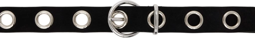Andersons Black Casual Suede Leather Belt 1