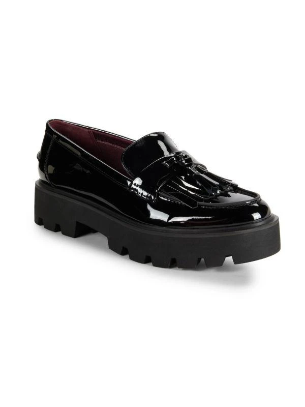 Franco Sarto Bersa Glossy Tassel Loafers 2