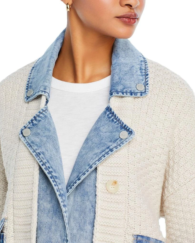 Blank NYC Last Call Mixed Media Cardigan 5
