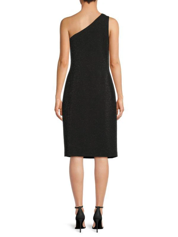 Calvin Klein Glitter One Shoulder Dress 2
