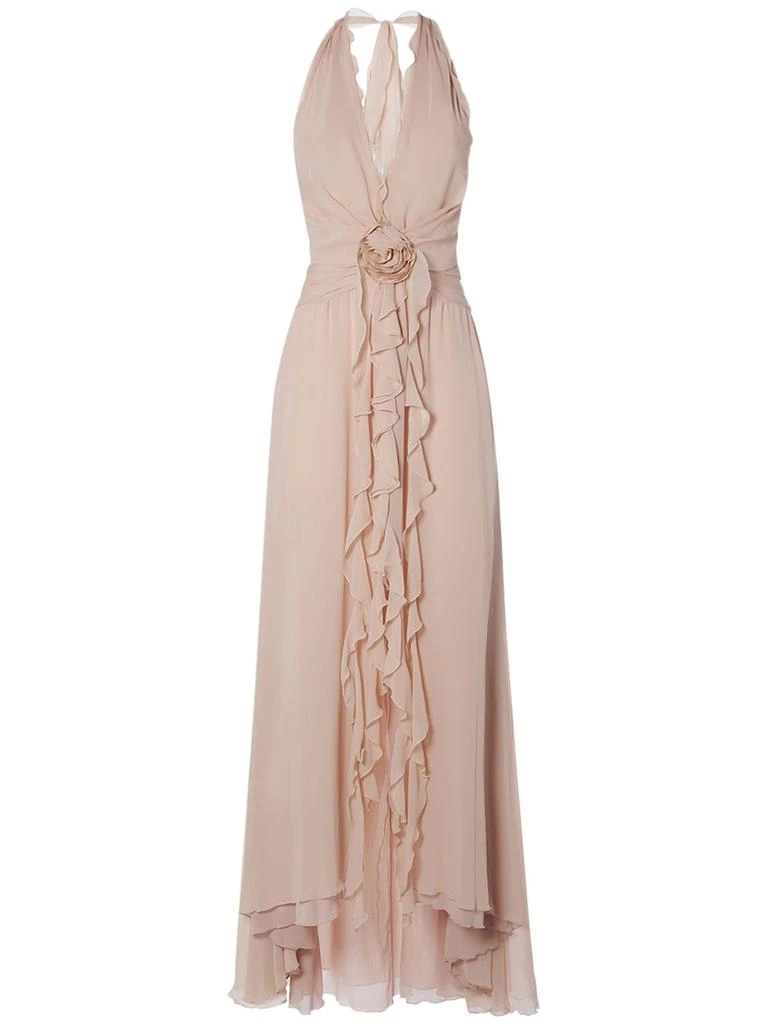 Ruffled Silk Long Halter Dress W/rose On Sale Now with Up to 41% Off | Discover Exclusive Deals & Savings at BeyondStyle Authentic BLUMARINE female|women with Limited-Time Discounts, Free Shipping, Ruffled Silk Long Halter Dress W/rose On Sale Now with Up to 41% Off | Discover Exclusive Deals & Savings at BeyondStyle Authentic BLUMARINE female|women with Limited-Time Discounts, Free Shipping,