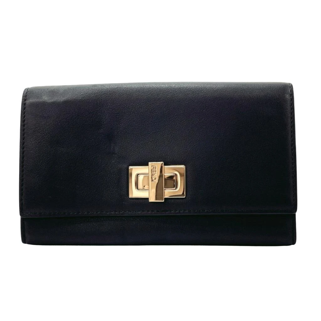 Fendi Fendi Peekaboo  Leather Wallet  (Pre-Owned) 1