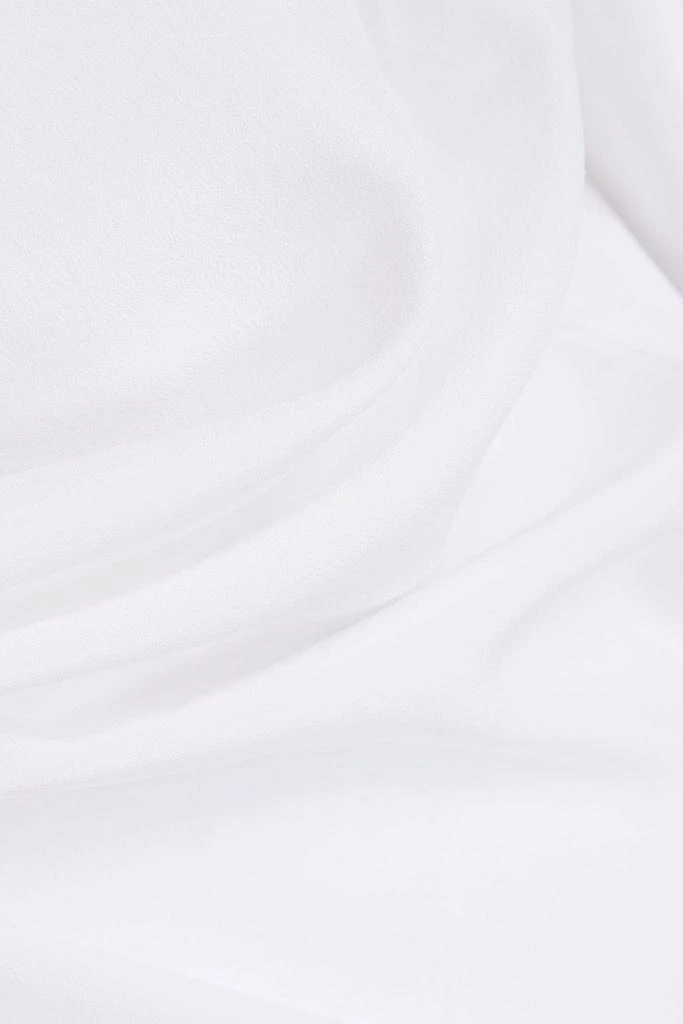 Brunello Cucinelli Embellished silk crepe de chine top 4