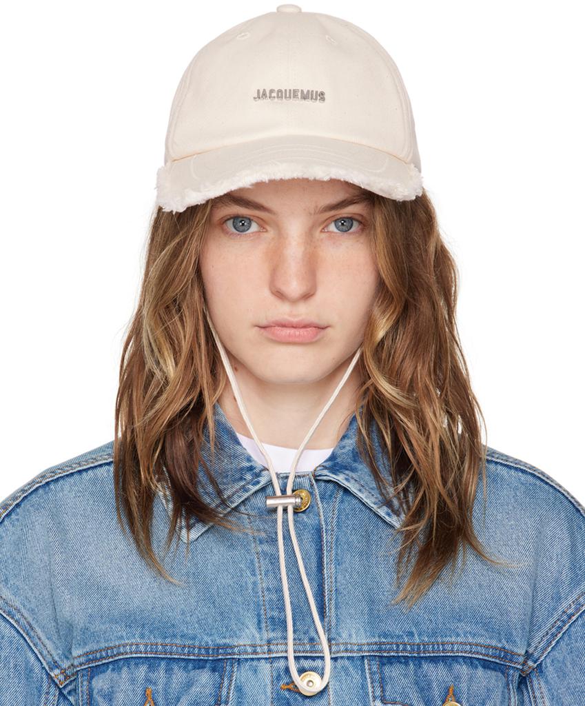 JACQUEMUS La Casquette Artichaut キャップ La Casquette Artichaut baseball cap in black - Jacquemus