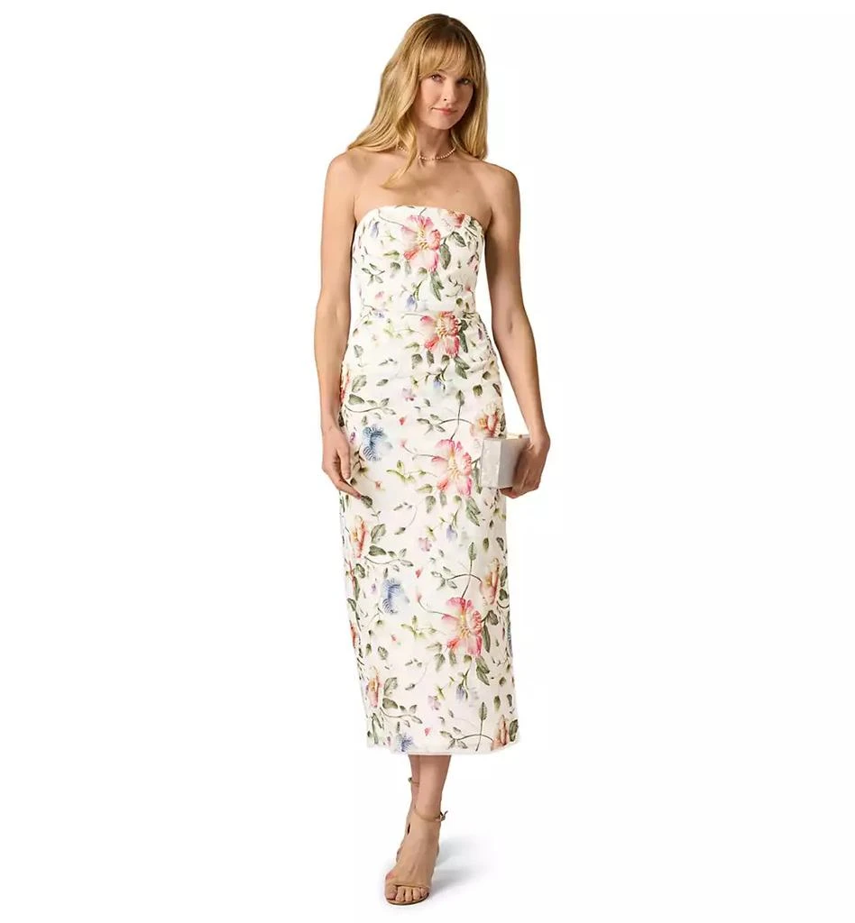 Adrianna Papell Women
s Strapless Ankle Ball Gown