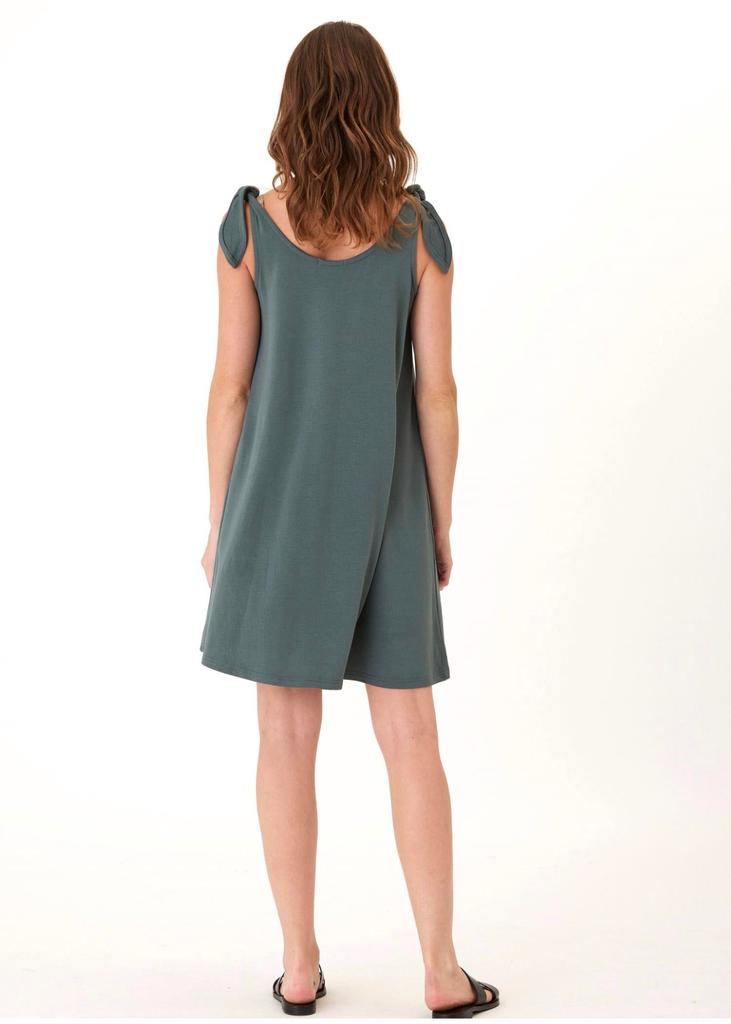 Threads for Thought Nuri Modal Terry Dress In Seagrass