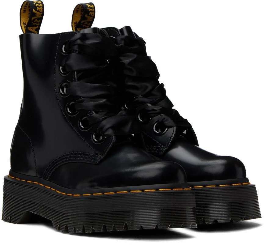Dr. Martens Black Molly Platform Boots 4