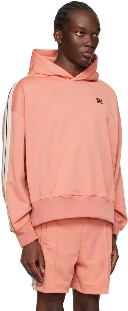Palm Angels Pink Monogram Hoodie 2