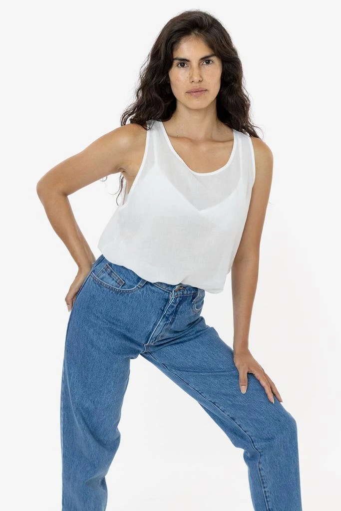 Los Angeles Apparel RVL01GD - Voile Tank 5