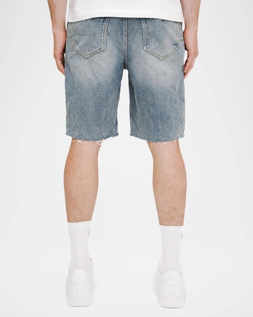 PURPLE Men's Cast Iron Denim Shorts 2