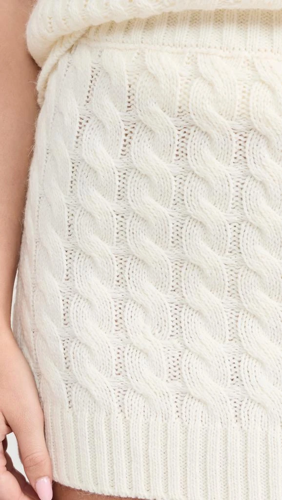 ALOHAS Blake White Tricot Skirt 5