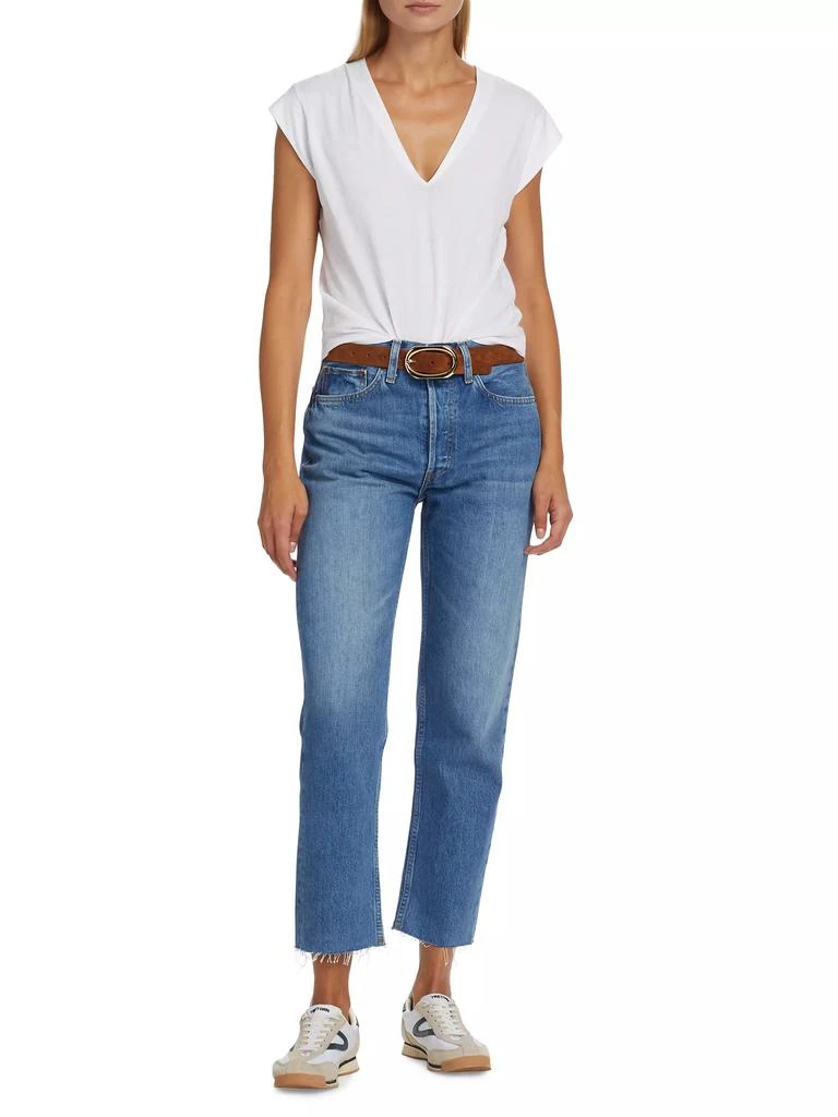 Re/Done Rigid High-Rise Stovepipe Jeans 2