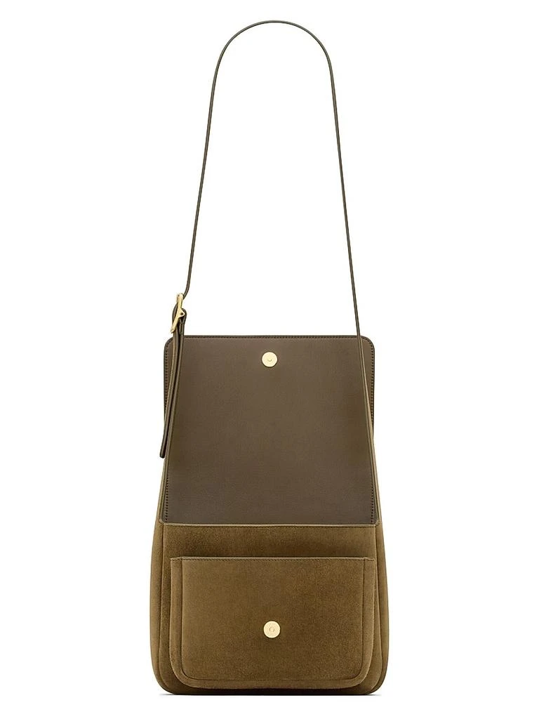 Yves Saint Laurent Niki Satchel Shoulder Bag in Suede 4