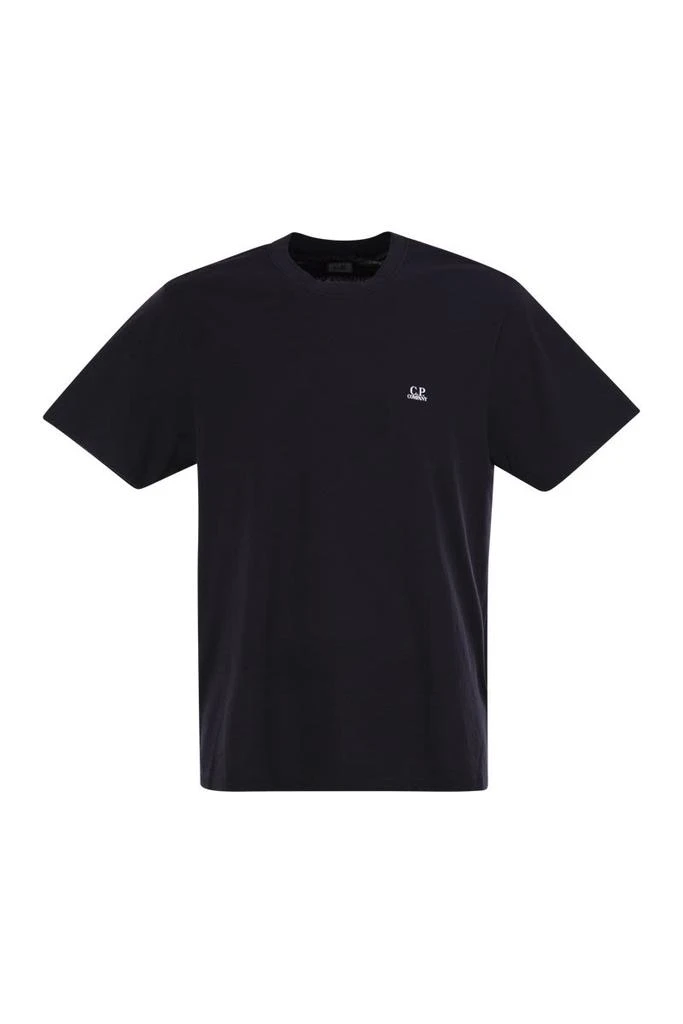 C.P.COMPANY COTTON T-SHIRT WITH PRINT ON THE BACK 1