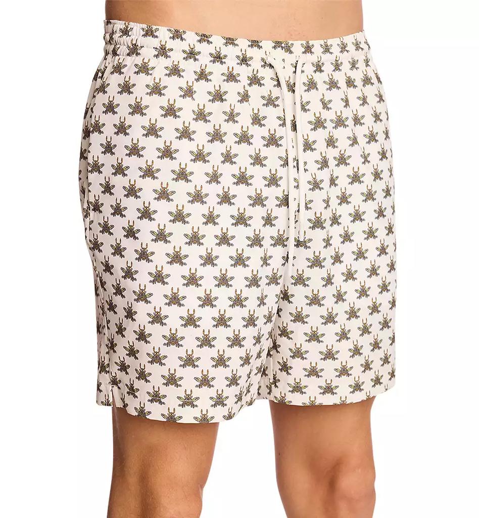 Paisley & Gray Men's Gilligan Printed Drawstring 6" Swim Trunks