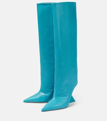 The Attico Cheope leather knee-high boots 5