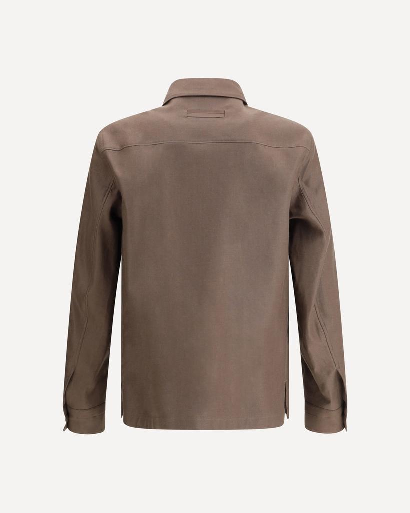 Zegna Linen Shirt Jacket