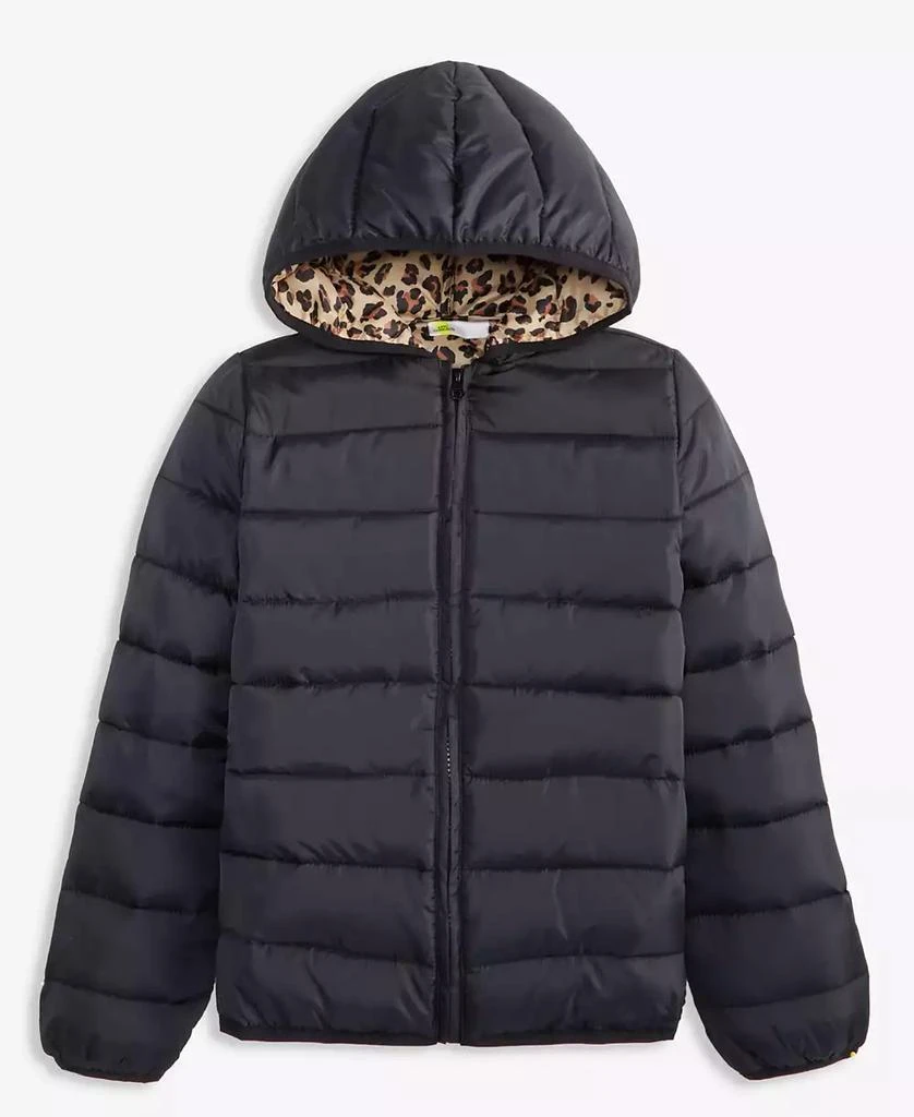 Epic Threads Girls
 5-20 Leopard Print Long-Sleeve Puffer Jacket, Macy
s Exclusive