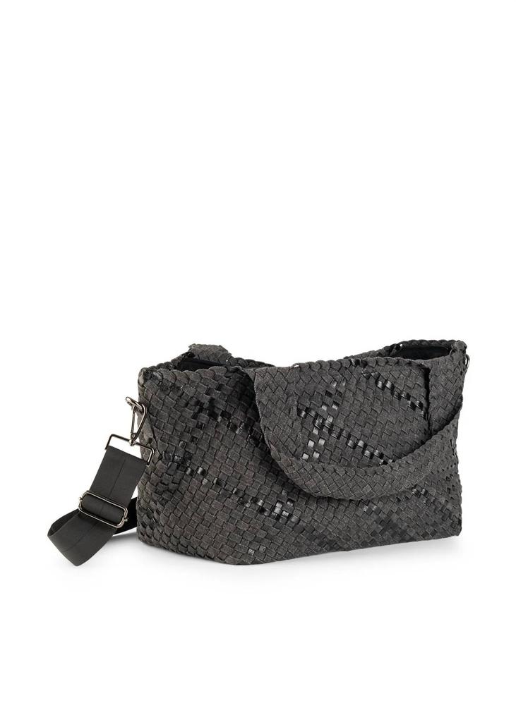 HAUTE SHORE Women's Bobbi Woven Tote Bag In Edge - Black Denim