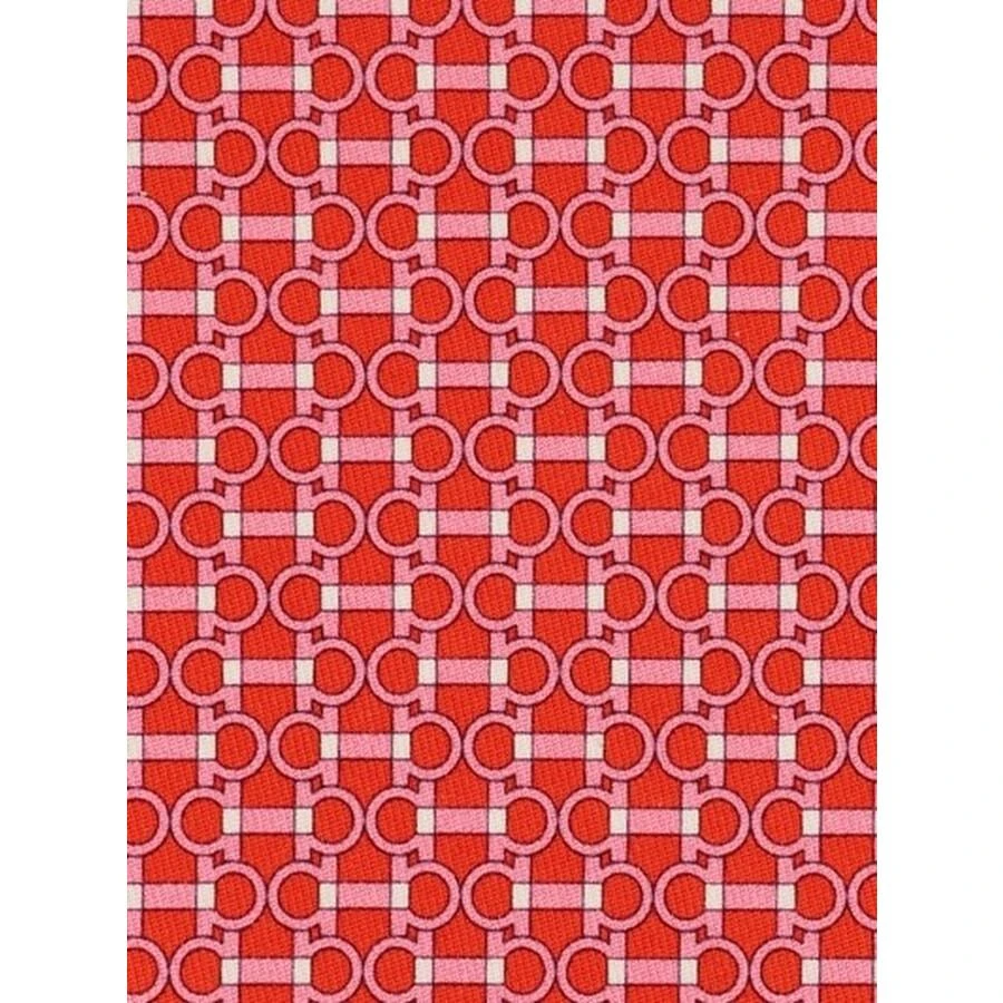 Salvatore Ferragamo Gancini Horsebit Print Silk Tie 3