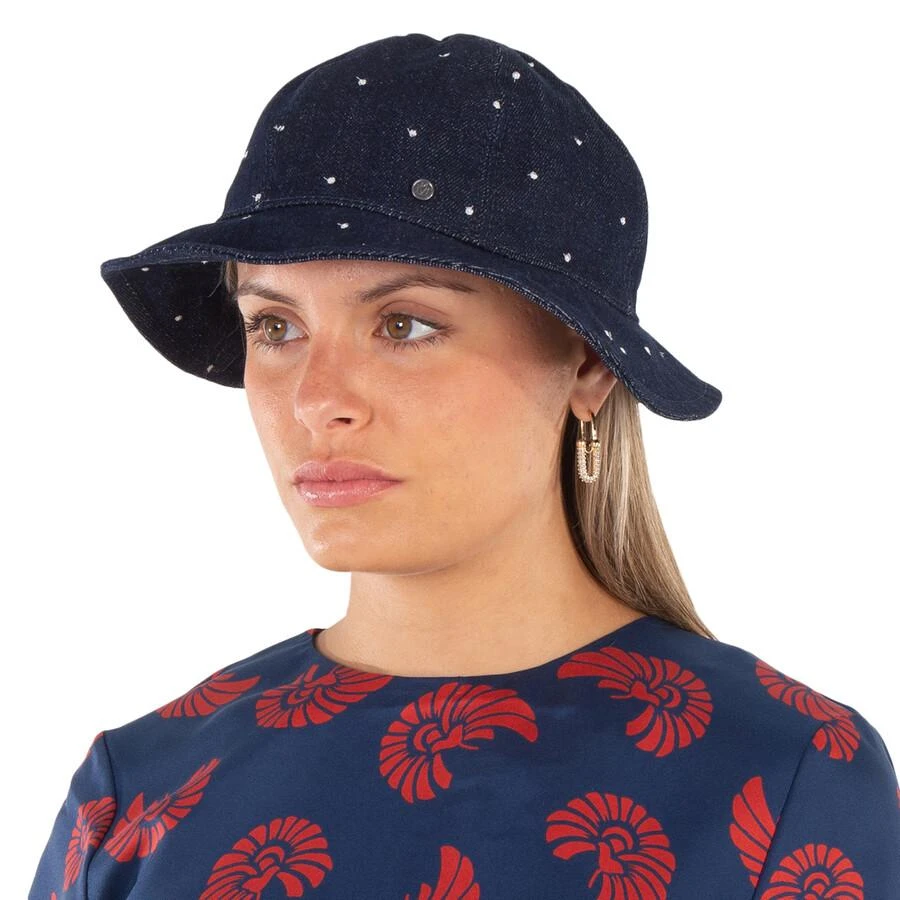 MAISON MICHEL Ladies Denim Blue Mara Denim Hat 2