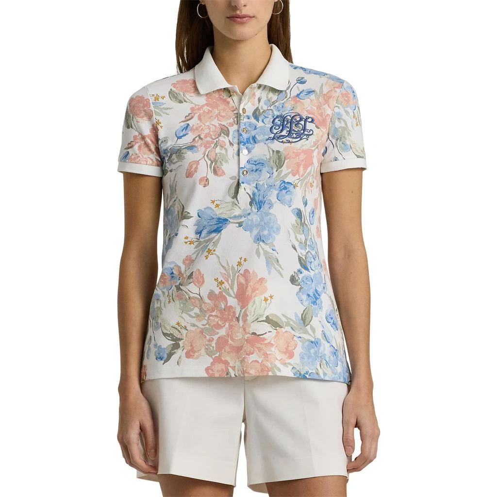 Ralph Lauren Floral Piqué Polo Shirt 1