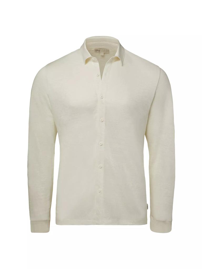 Onia Dylan Linen Long-Sleeve Shirt