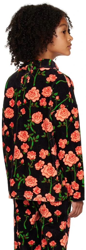 Mini Rodini Kids Black Roses Sweater 3