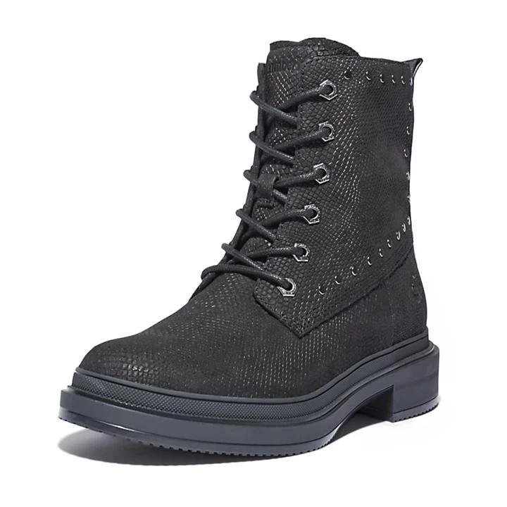 Timberland Lisbon Lane 6 Inch Boot for Women in Black Lizard Print 8