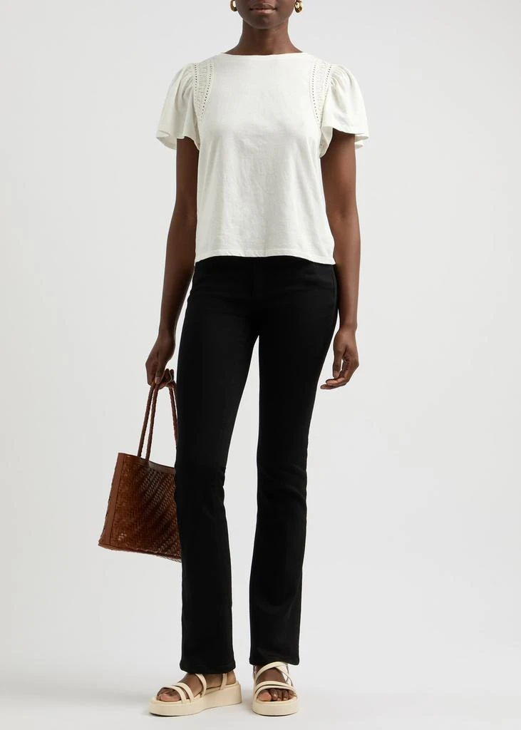 Paige Paisley cotton-blend T-shirt 4