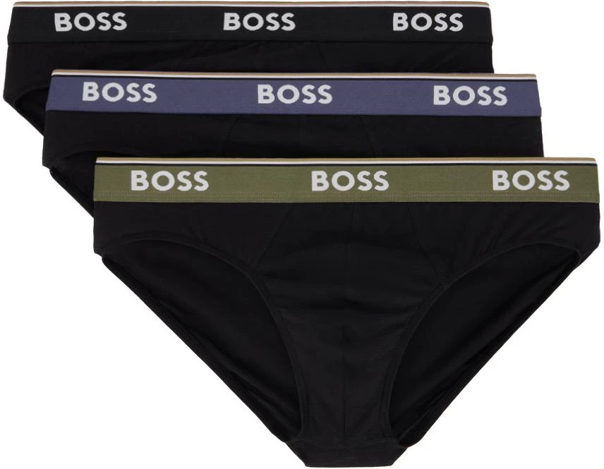 Hugo Boss Three-Pack Black Briefs 1