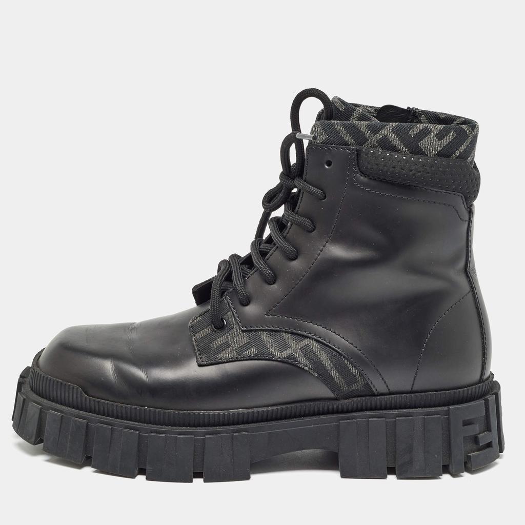 Fendi FF logo Chelsea boots - men Black 6 - Boots - Free