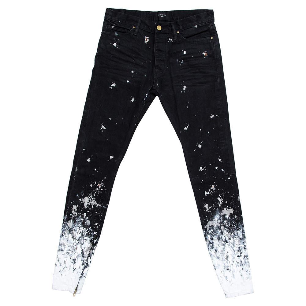 Fear of god Fear of God Fifth Collection Black Denim Selvedge Painters Jeans M