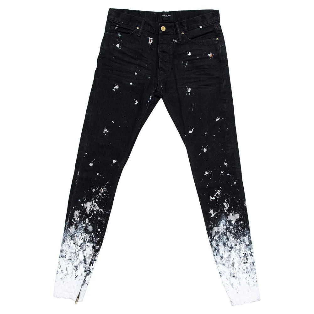 Fear of god Fear of God Fifth Collection Black Denim Selvedge Painters Jeans M 1