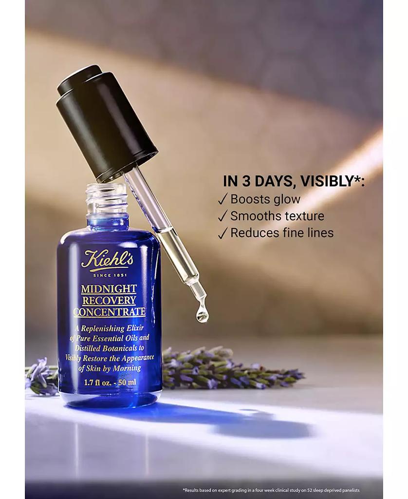 Kiehl's Midnight Recovery Concentrate Moisturizing Face Oil, 1.7-oz.