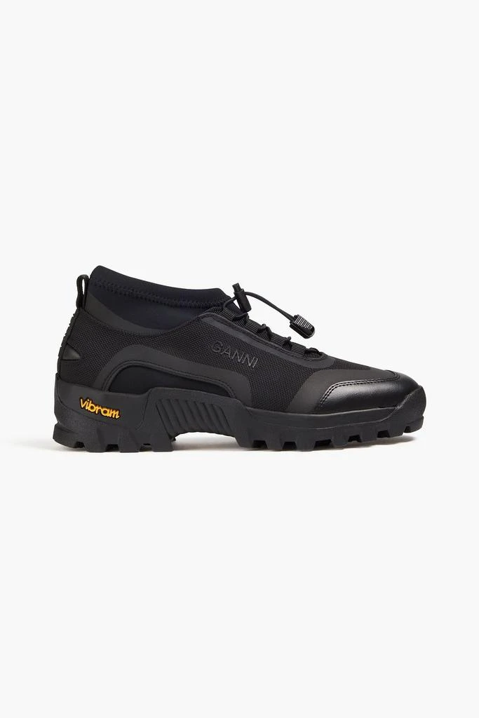 Ganni Canvas and neoprene sneakers 1
