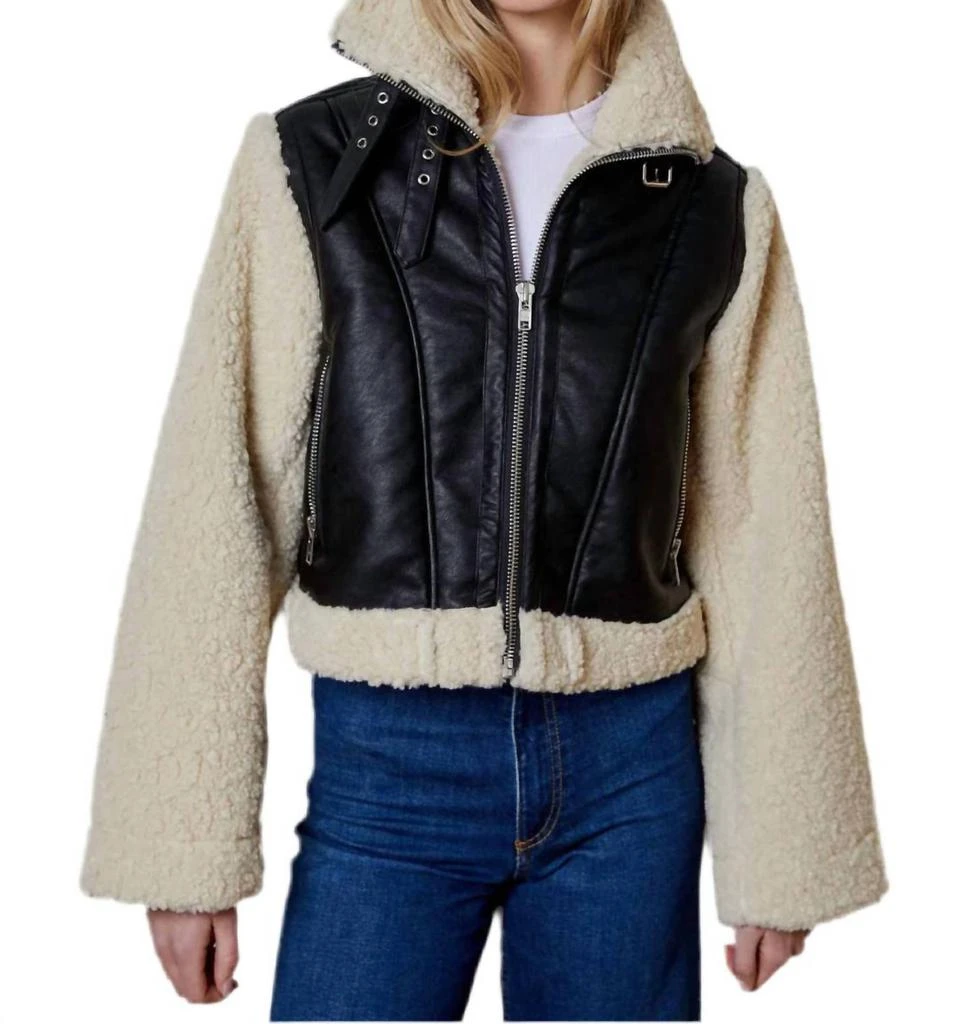 dh NEW YORK Chloe Jacket In Ivory Combo 1